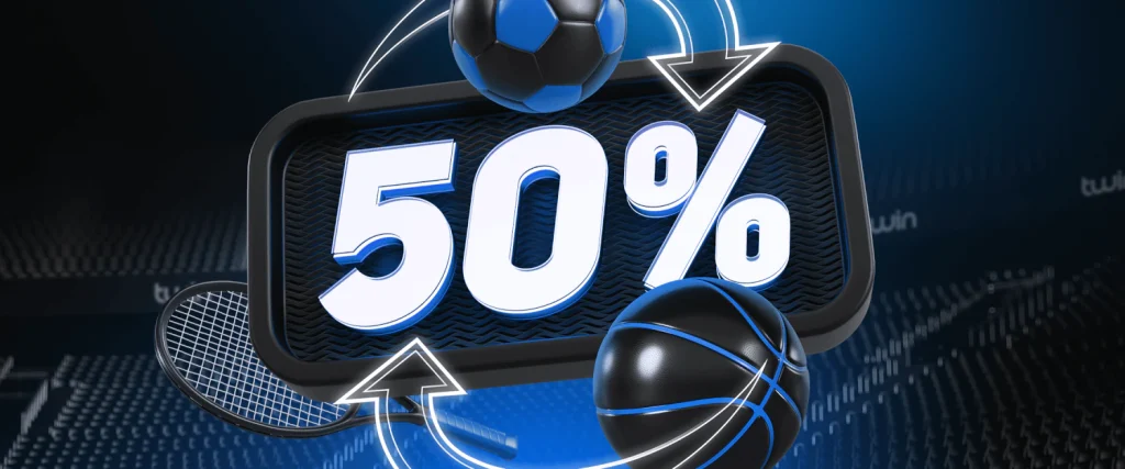 Recarga Desportiva Twin – Bónus de 50% até 100 € Todas as Semanas!