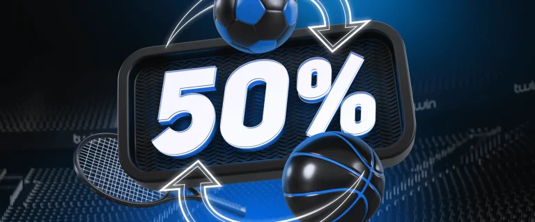 Recarga Desportiva Twin – Bónus de 50% até 100 € Todas as Semanas!