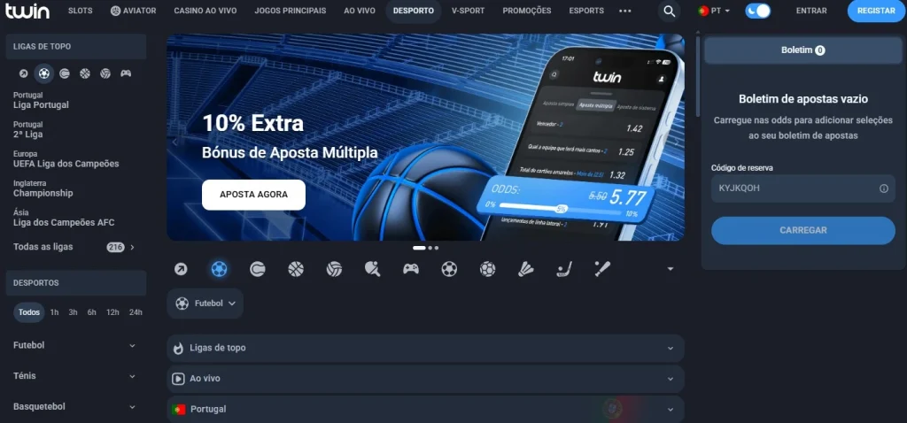 Aposta no Melhor Site de Apostas Desportivas