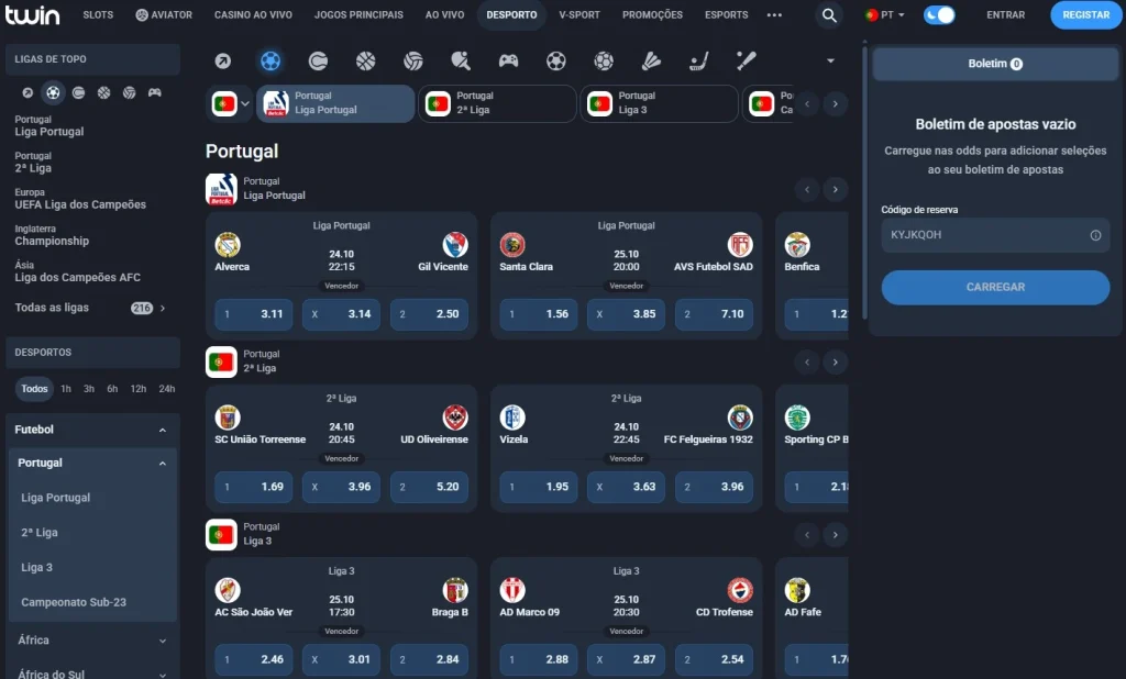 Apostas de Futebol